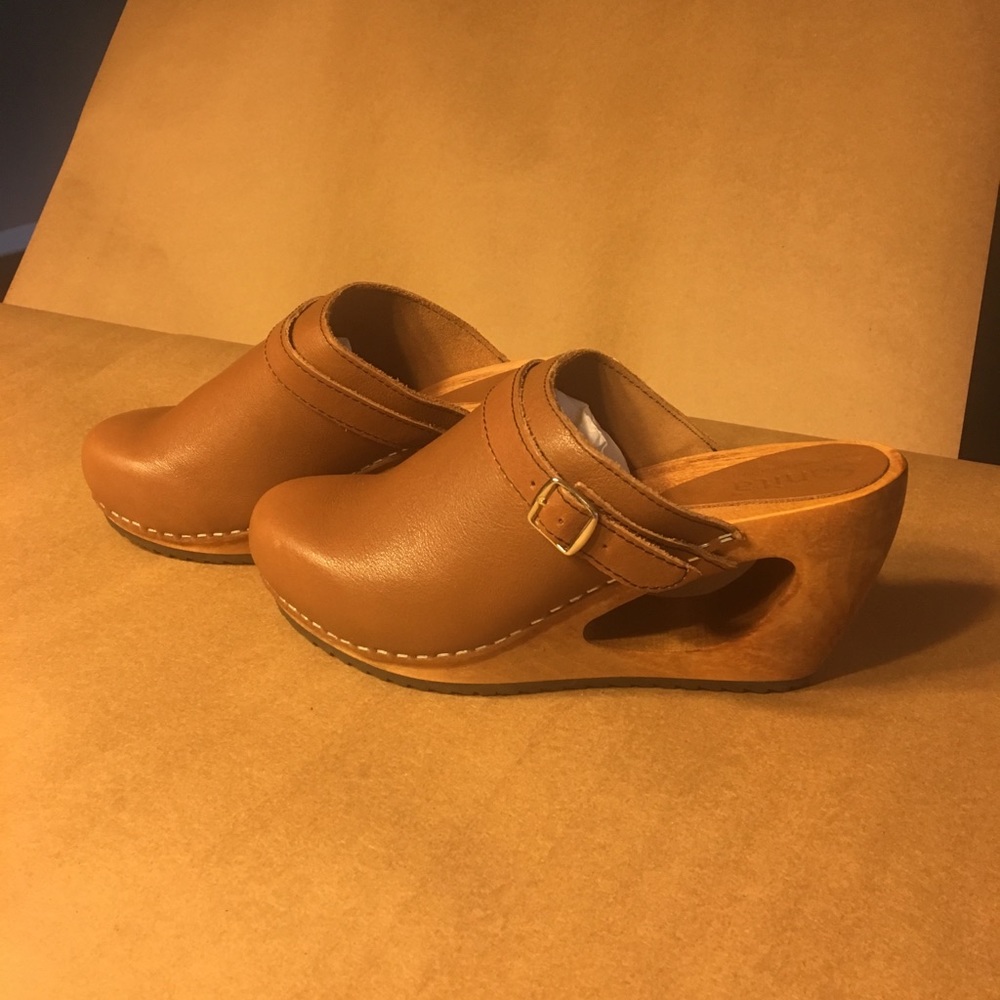Sanita Wedge.  Never worn.  New in box.  Size 38